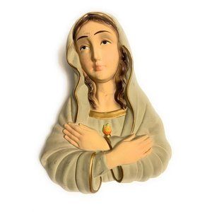 Beautiful Ceramic Virgin Mary Madonna Bust Japan Enesco Vintage